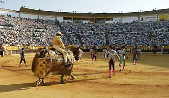 Paseíllo en el coso de la Avda. de Pardaleras. (FOTO: Taurodelta)